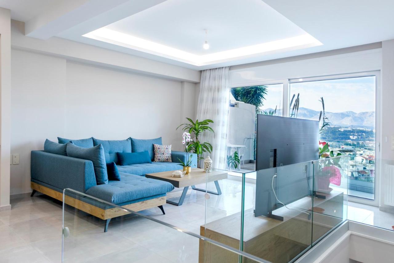 Апартаменты Stylist House With Amazing View Ираклион Экстерьер фото
